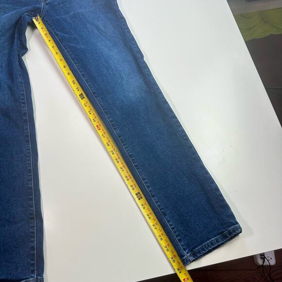 Devil Dog Men's 32x32 Dark Wash Slim Straight Fit Stretch Denim Jeans Everyday - Picture 9 of 9